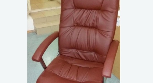 Обтяжка офисного кресла. Новосибирск